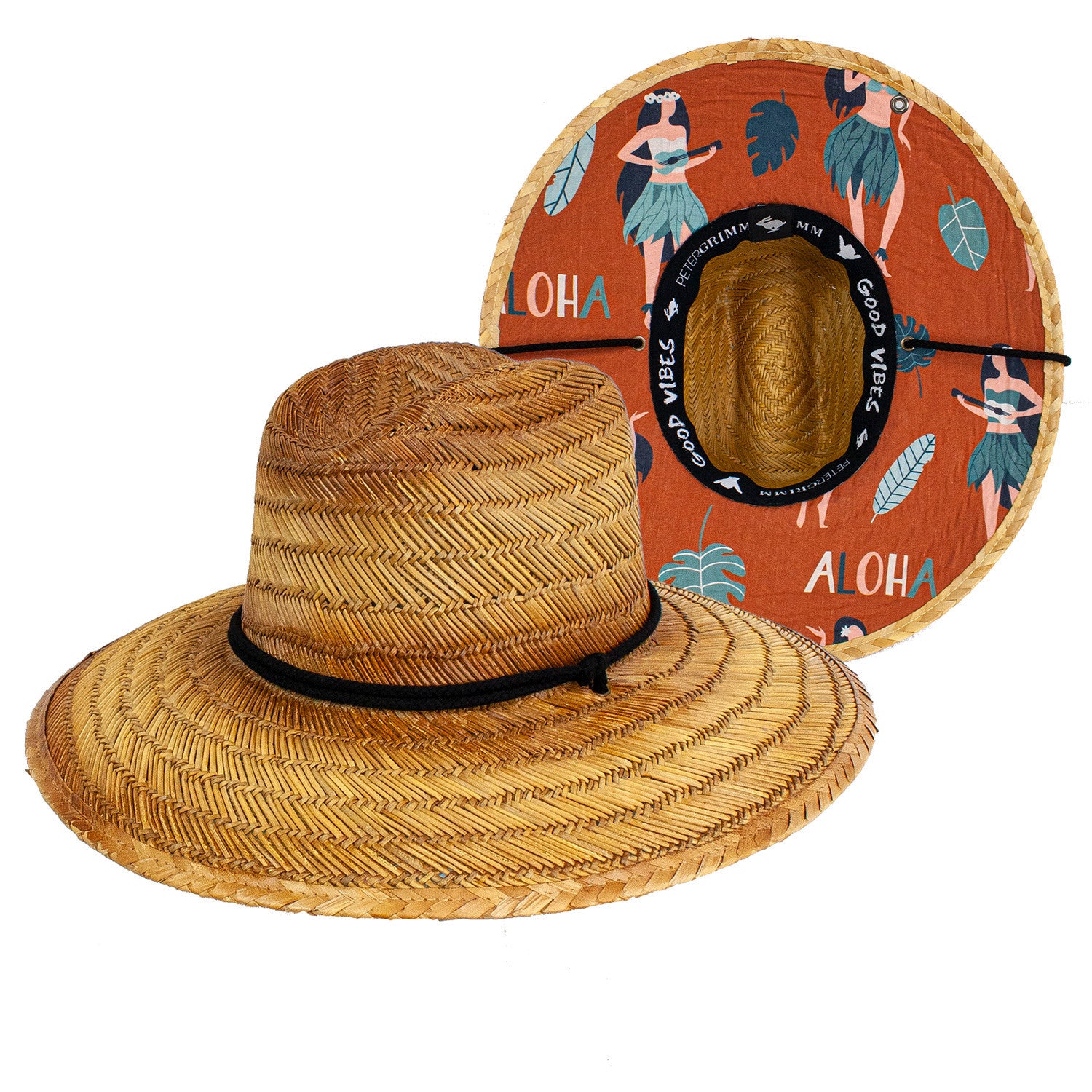 Ballerina Straw Lifeguard Hat Doba Default